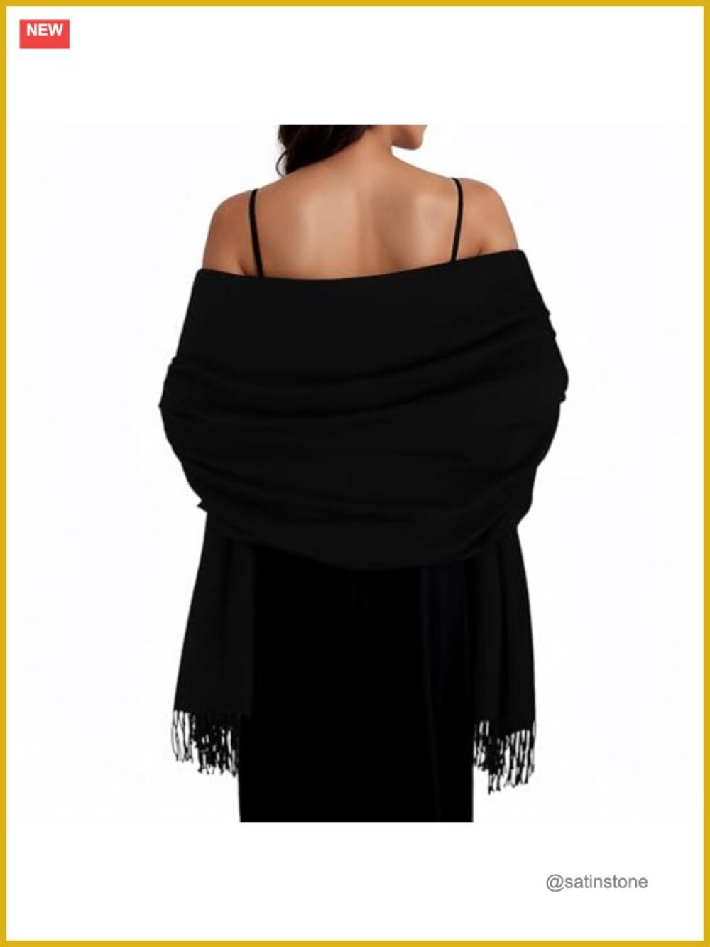 Women's Winter Pashmina Shawl Wrap Soft Warm Scarf for Wedding Evening